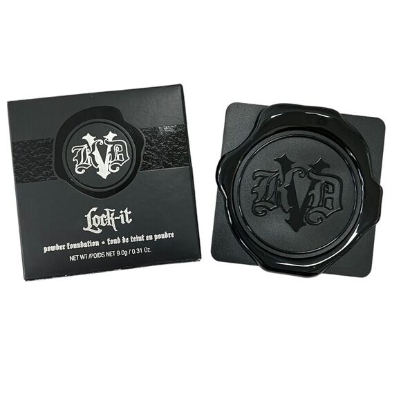KVD Vegan Beauty Lock-It Powder Foundation - 115 Fair Kat Von D - Picture 2 of 9